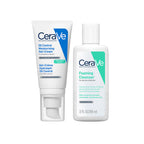 Oil Control Gel Moisturizer & Foaming Face wash, Skincare Combo for Oily & Combination Skin CeraVe