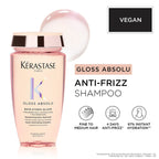 Gloss Absolu Anti-Frizz Shampoo, Fine-Medium Hair, 4-Days Anti-Frizz(250ml) Kerastase