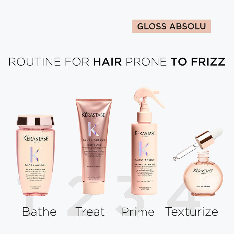 Gloss Absolu Anti-Frizz Shampoo, Fine-Medium Hair, 4-Days Anti-Frizz(250ml) Kerastase