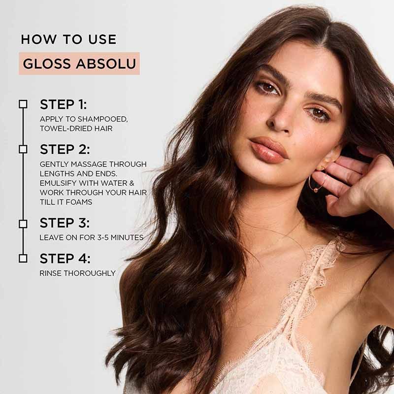 Gloss Absolu Anti-Frizz Foaming Conditioner, Fine-Medium Hair, 4-Days Anti-Frizz(250ml) Kerastase