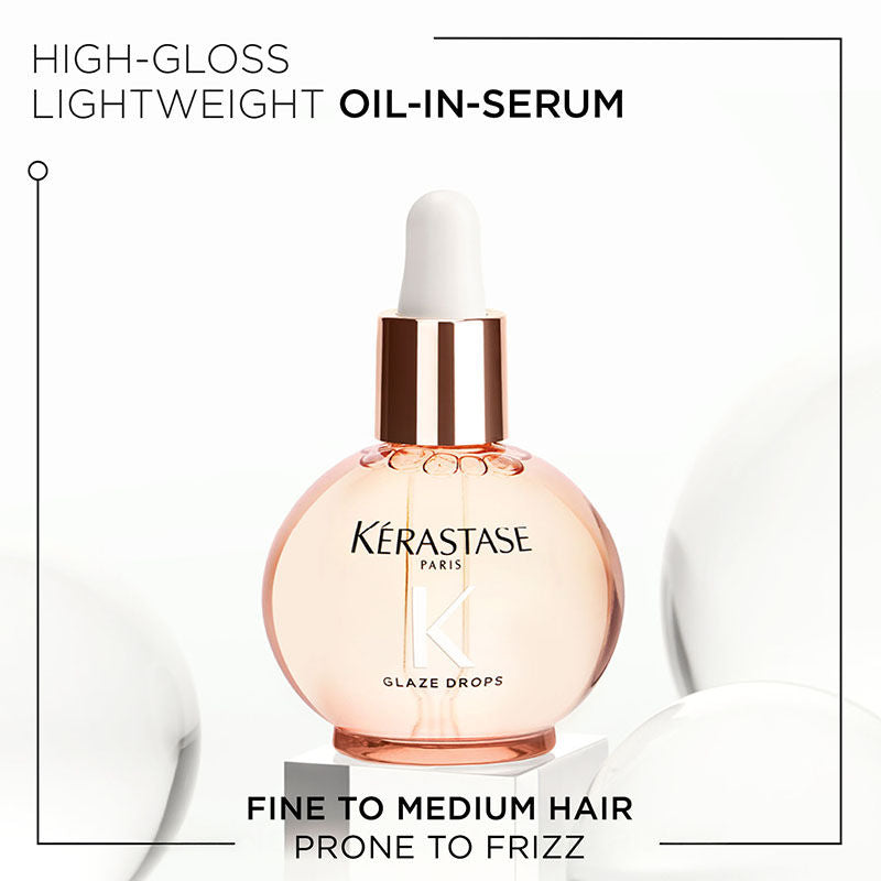Gloss Absolu Anti-Frizz Glaze Oil Drops For Bouncy & Glossy Hair(45ml) Kerastase