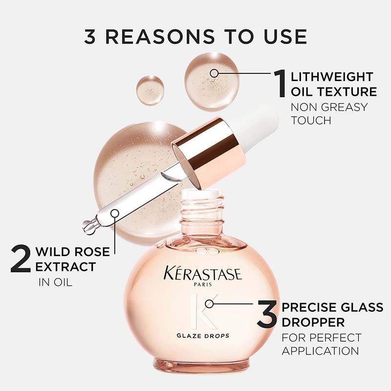 Gloss Absolu Anti-Frizz Glaze Oil Drops For Bouncy & Glossy Hair(45ml) Kerastase