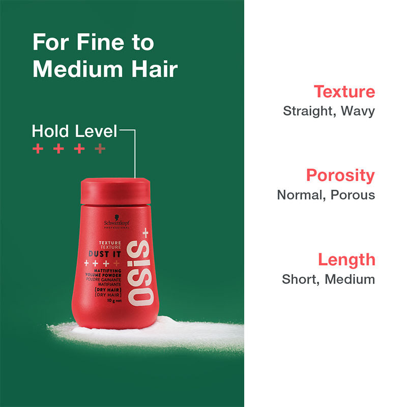 OSiS+ Dust It I Volumising & Mattifying Vegan Powder(10g) Schwarzkopf