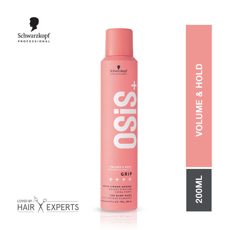 OSiS+ Grip Extra Strong Hair Styling Mousse(200ml) My Brand Hub