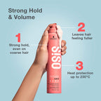 OSiS+ Grip Extra Strong Hair Styling Mousse(200ml) My Brand Hub