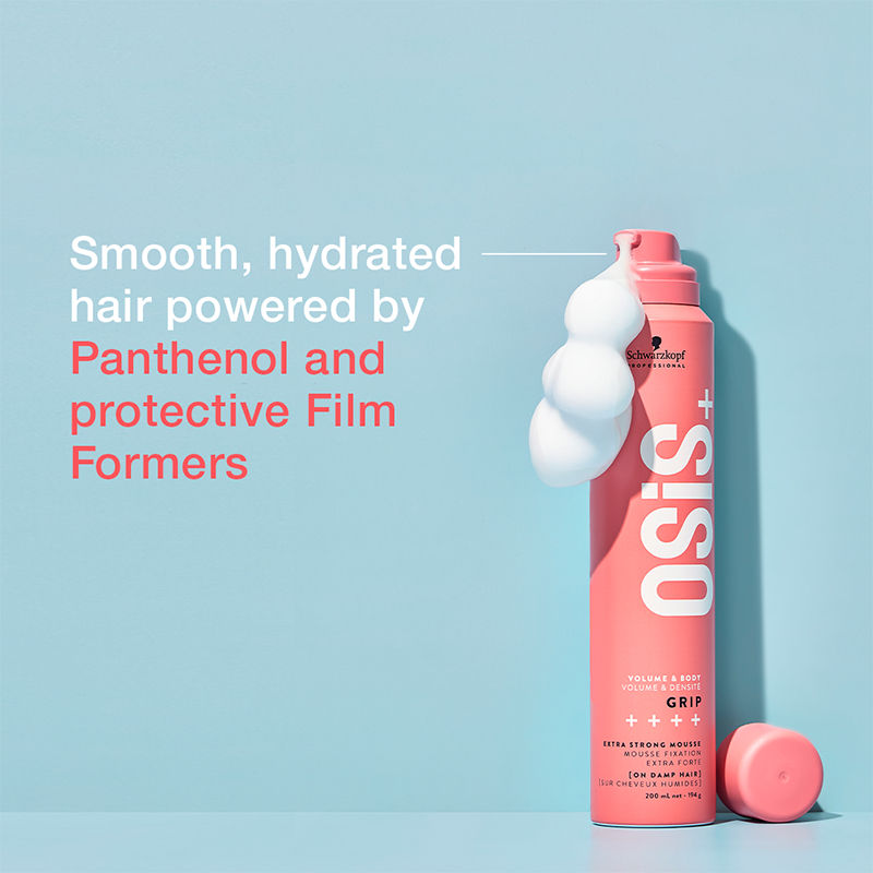 OSiS+ Grip Extra Strong Hair Styling Mousse(200ml) My Brand Hub