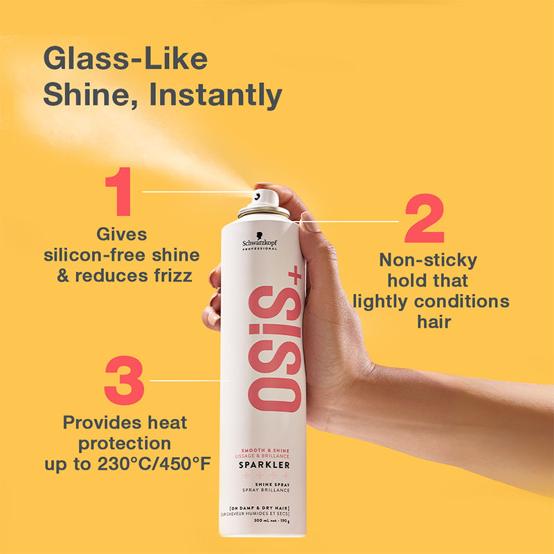 OSiS+ Sparkler Hair Styling Shine Spray(300ml) Schwarzkopf