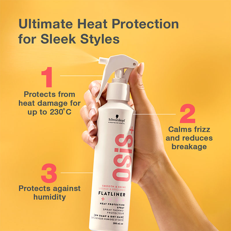 OSiS+ Flatliner Heat Protection Spray(200ml) Schwarzkopf