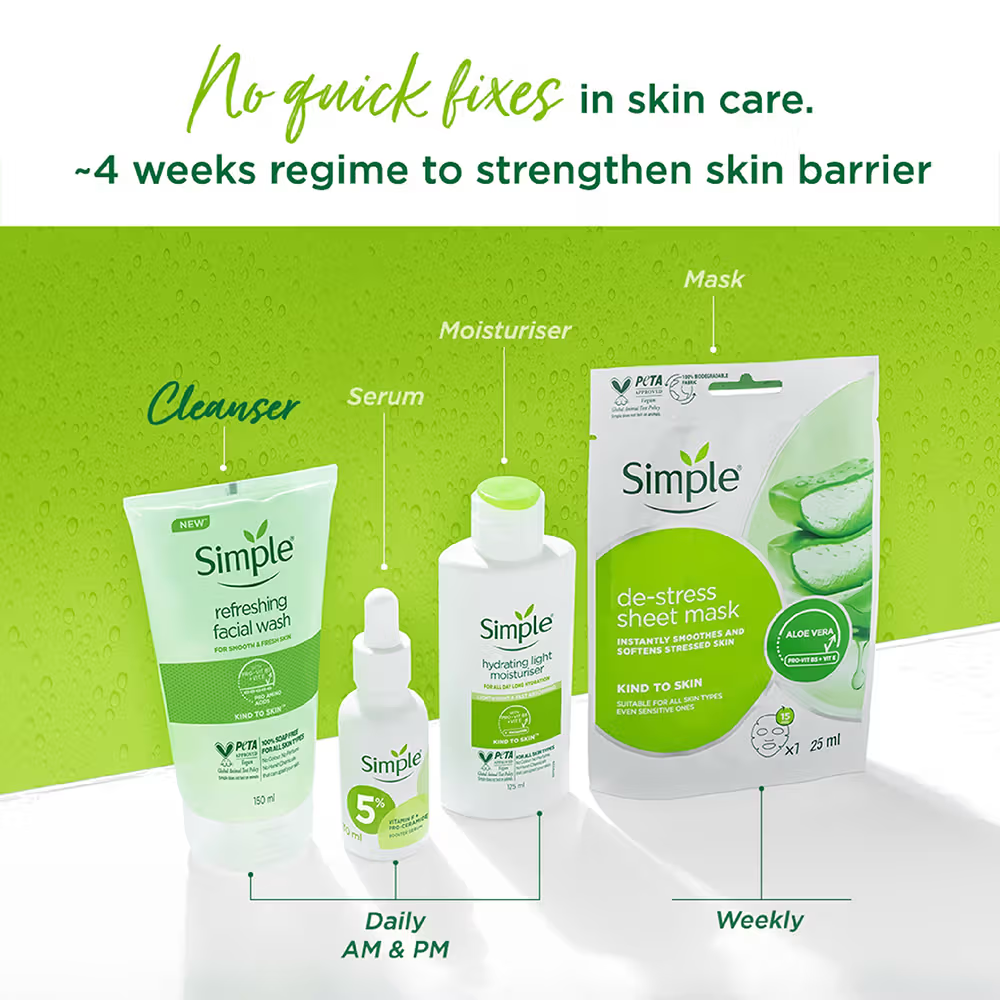 Refreshing Facial Wash Combo (2 pcs) Simple