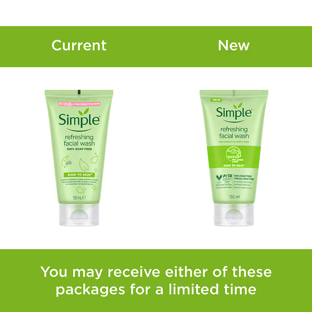 Refreshing Facial Wash Combo (2 pcs) Simple