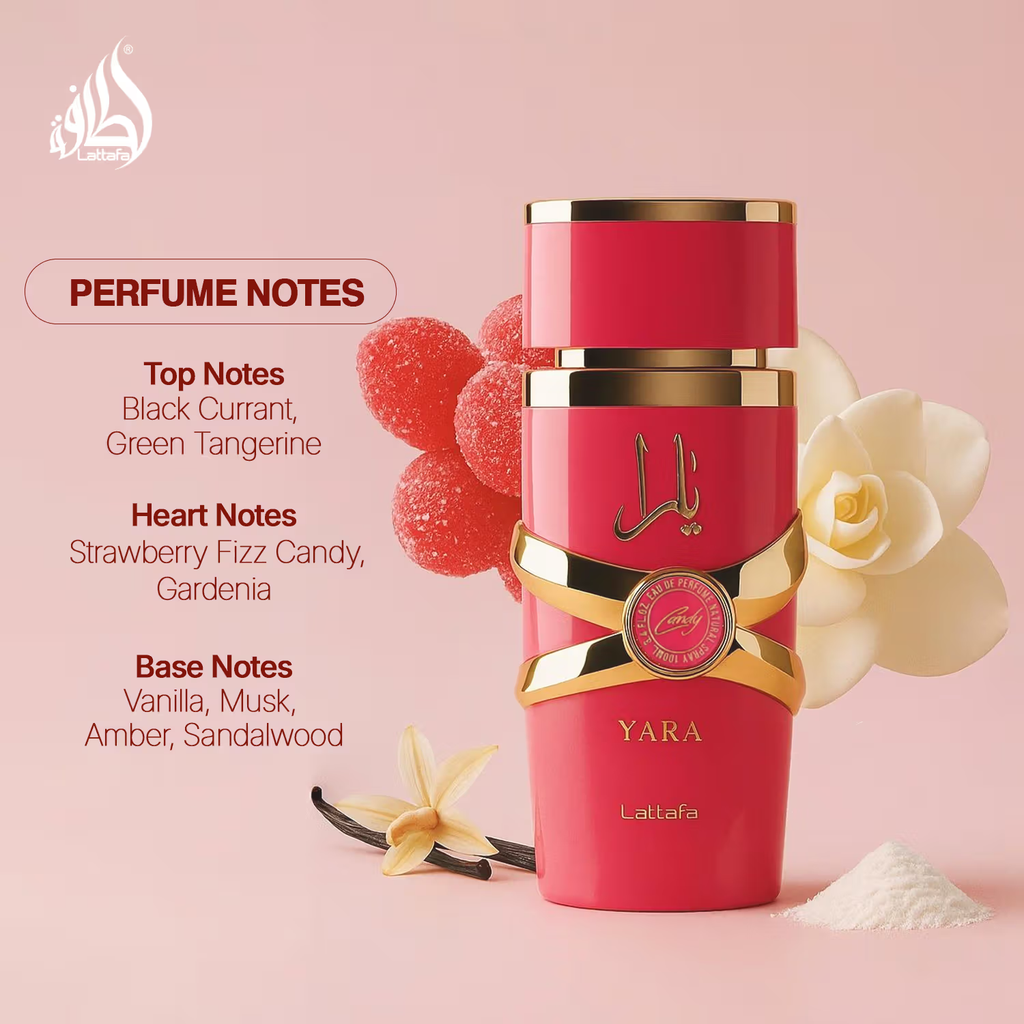 YAARA Candy Perfume – Long Lasting 100ml Lattafa