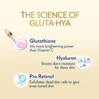 Gluta-Hya Flawless Glow Lotion Bright, Even Tone Skin Glutathione Infused Moisturizer (400ml) Vaseline