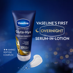 Gluta-Hya Overnight Radiance, Serum-In-Lotion, With Amino Peptide And GlutaGlow (400ml) Vaseline