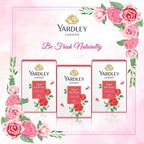 Soap, Red Roses, 100g (Pack of 3) Yardley