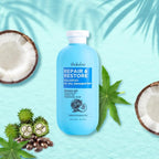 Coconut Shampoo and Conditioner, Natural Castor Oil Shampoo and Conditioner, Moisturize Dry & Damaged Hair, Hydration & Softens, Sulfate & Paraben Free.300ml / 10.1fl Oz. Shakebar
