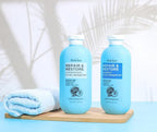 Coconut Shampoo and Conditioner, Natural Castor Oil Shampoo and Conditioner, Moisturize Dry & Damaged Hair, Hydration & Softens, Sulfate & Paraben Free.300ml / 10.1fl Oz. Shakebar