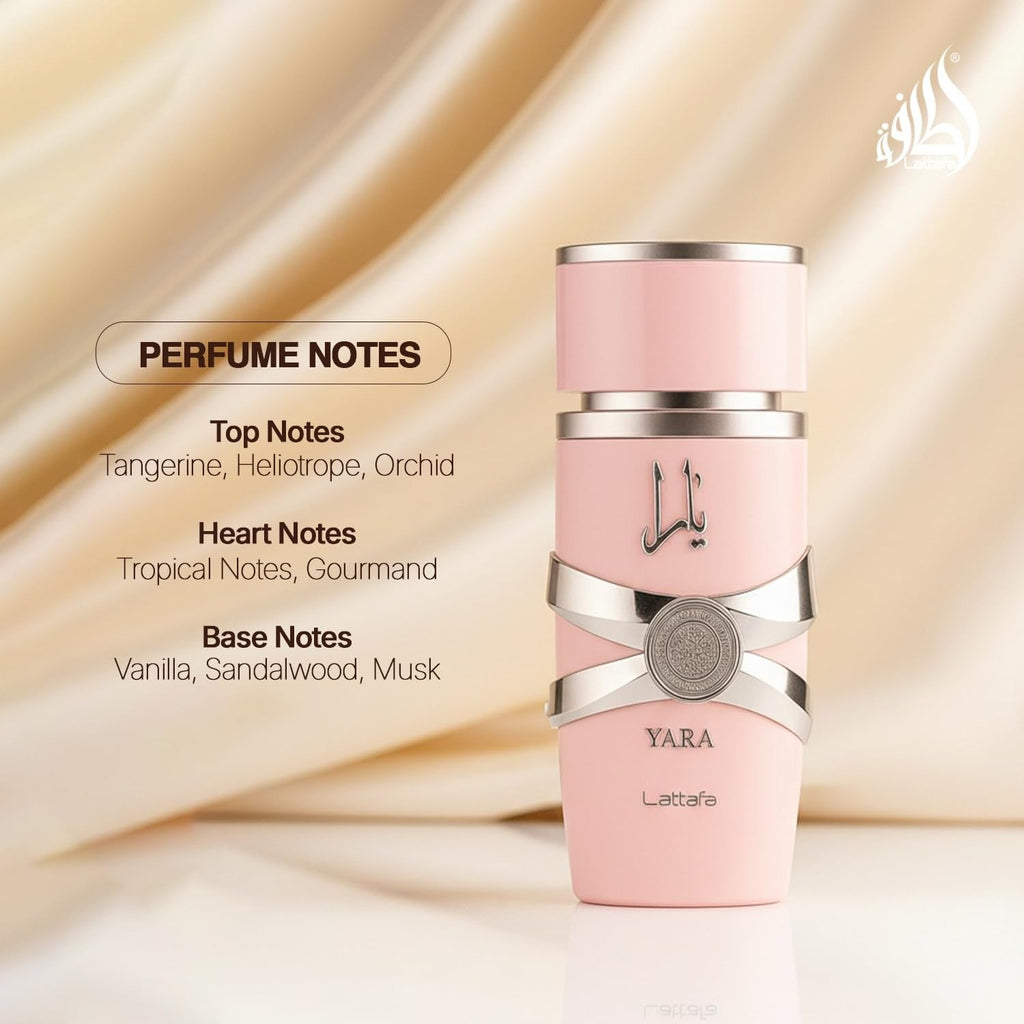Yara Long Lasting Perfume For Women Eau De Parfum 100ml Lattafa