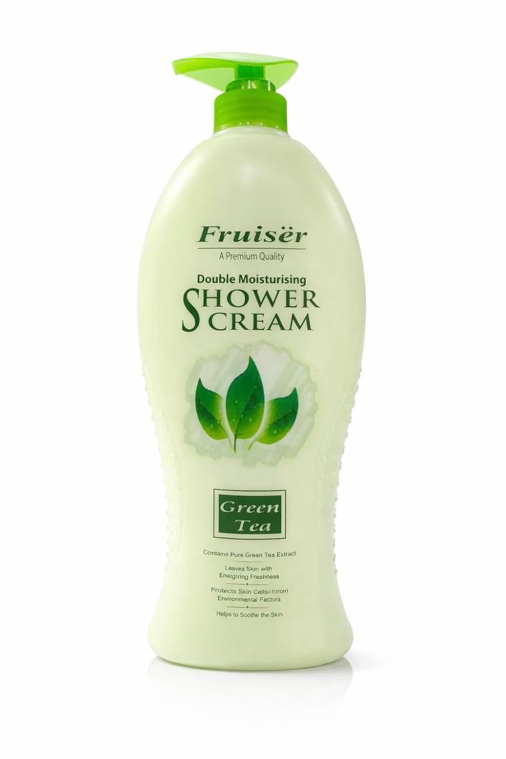 Double Moisturising Shower Cream - Goat’s Milk with Firming - 1000ml | Nourishing & Brightening Body Wash for Soft, Smooth, and Radiant Skin Fruiser