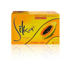 Silka Papaya With Herbal Skin Whitening Soap With Vita Rich Actives Orignal imported form UAE Pack of 2No Unarv